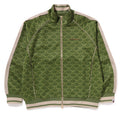 A BATHING APE COLLEGE MONOGRAM LOGO RELAXED FIT TRACK JACKET