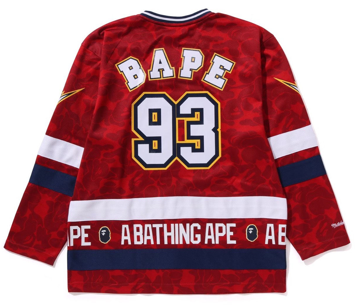 A BATHING APE BAPE x M&N NHL FLORIDA PANTHERS MESH HOCKEY