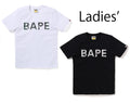 A BATHING APE Ladies' NEON CAMO GLITTER BAPE TEE