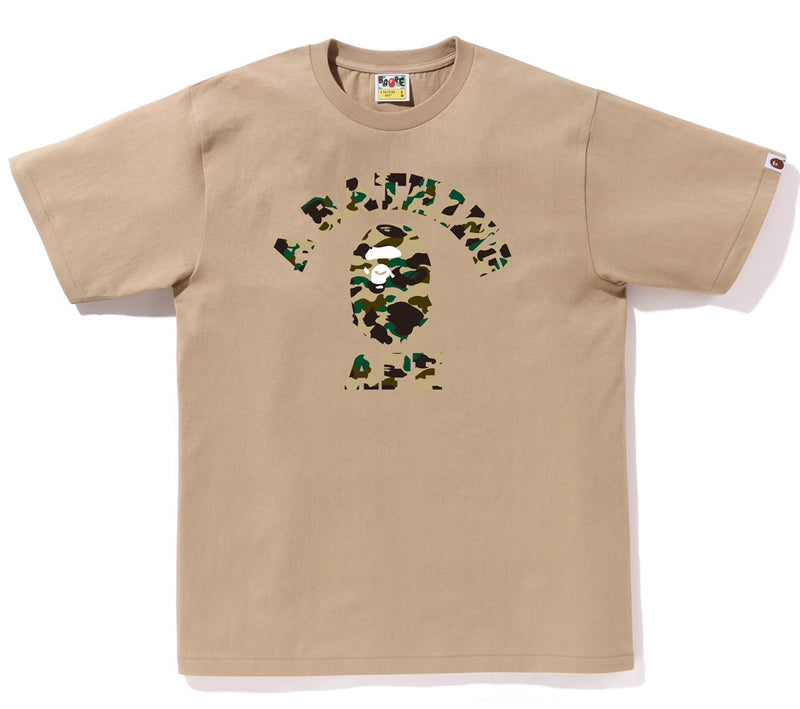 A BATHING APE 1ST CAMO COLLEGE TEE