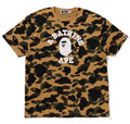 A BATHING APE Ladies' 1ST CAMO COLLEGE OVERSIZED TEE