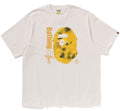 A BATHING APE FLORAL SOLID CAMO APE HEAD RELAXED FIT TEE