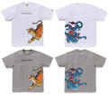 A BATHING APE TIGER AND DRAGON TEE