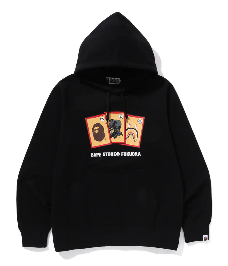 A BATHING APE BAPE STORE FUKUOKA PULLOVER HOODIE FUKUOKA LIMITED