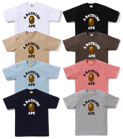 A BATHING APE COLLEGE TEE