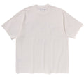 A BATHING APE GARMENT DYE SPRAY PRINT COLLEGE RELAXED FIT TEE