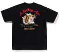 A BATHING APE EMBROIDERY STYLE SOUVENIR LOGO TEE