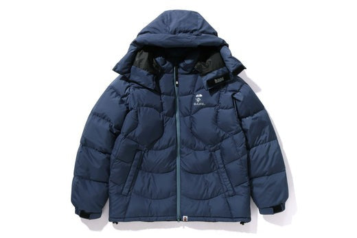 A BATHING APE BAPE STITCHING DOWN JACKET ( RELAXED FIT )