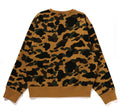 A BATHING APE Ladies' 1ST CAMO BY BATHING APE CREWNECK SWEAT SHIRT