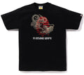 A BATHING APE TIGER AND DRAGON APE HEAD TEE