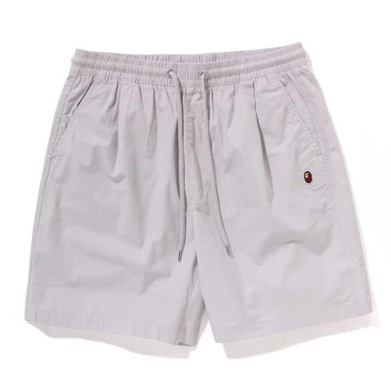 A BATHING APE ONE POINT CTN TWILL RELAXED FIT SHORTS