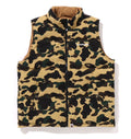 A BATHING APE 1ST CAMO REVERSIBLE DOWN VEST