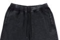 A BATHING APE GARMENT DYE ONE POINT RELAXED FIT SWEAT SHORTS