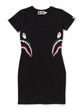 A BATHING APE Ladies' SHARK JERSEY DRESS