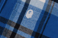 A BATHING APE BAPE CHECK RELAXED FIT SHIRT