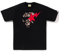 A BATHING APE TRIAL CAMO APE FACE STA TEE