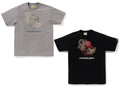 A BATHING APE TIGER AND DRAGON APE HEAD TEE