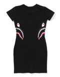 A BATHING APE Ladies' SHARK JERSEY DRESS