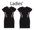 A BATHING APE Ladies' SHARK JERSEY DRESS