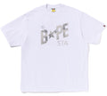 A BATHING APE FLORAL SOLID CAMO BAPE STA LOGO RELAXED FIT TEE