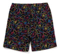 A BATHING APE NEON CAMO REGULAR FIT SWEAT SHORTS