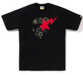 A BATHING APE TRIAL CAMO APE FACE STA TEE