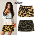 A BATHING APE Ladies' 1ST CAMO SWEAT SKIRT