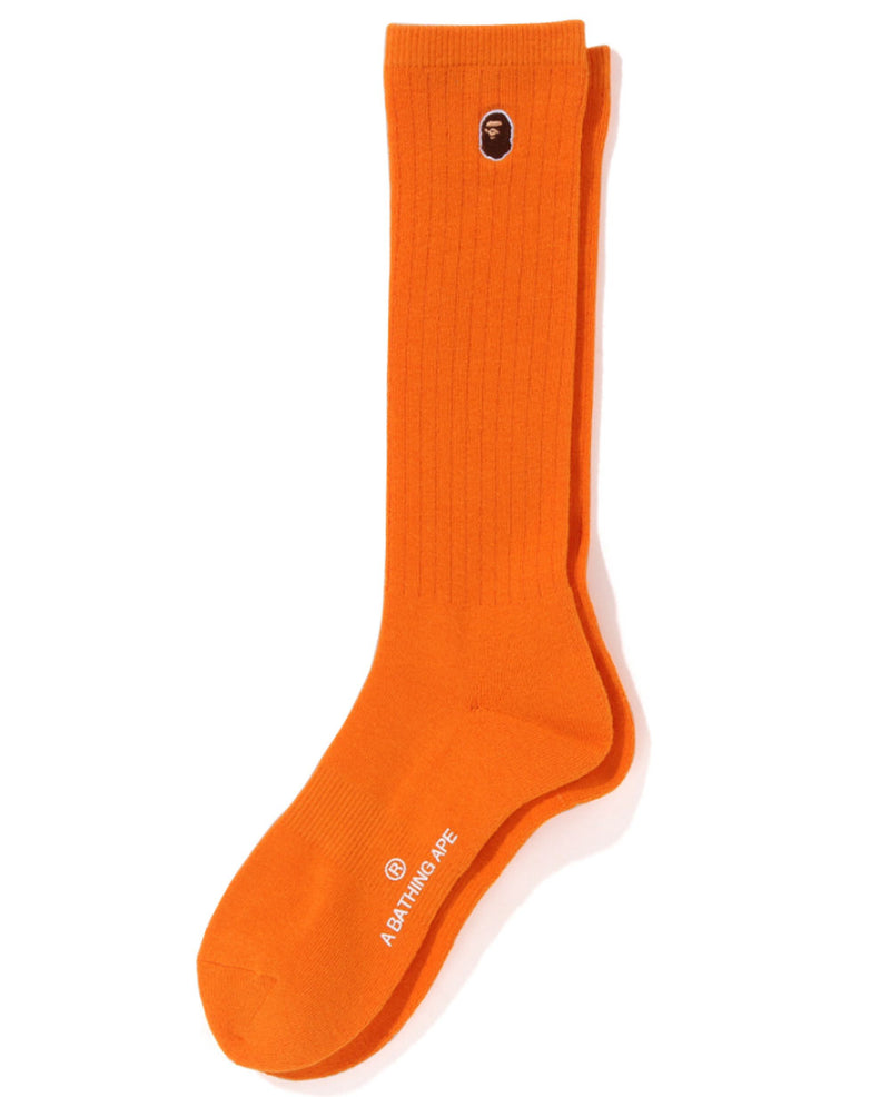 A BATHING APE Ladies' APE HEAD ONE POINT SOCKS