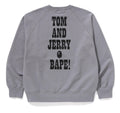 A BATHING APE BAPE x TOM AND JERRY 85TH RELAXED FIT CREWNECK SWEAT SHIRT