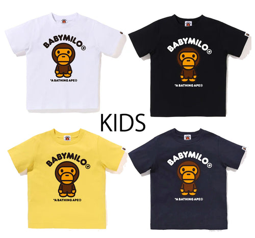 A BATHING APE BAPE KIDS BABY MILO TEE