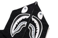 A BATHING APE COLLEGE MONOGRAM RELAXED FIT SHARK FULL ZIP HOODIE