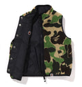 A BATHING APE BAPE KIDS ABC CAMO BOA RIPSTOP REVERSIBLE VEST