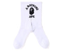 A BATHING APE COLLEGE SOCKS