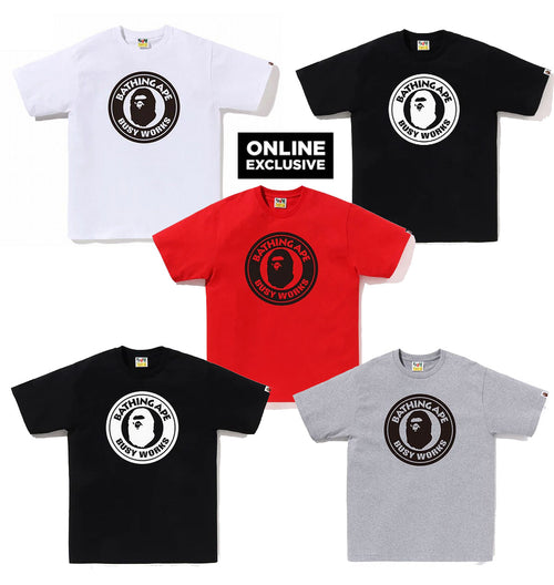 A BATHING APE BICOLOR BUSY WORKS TEE -ONLINE EXCLUSIVE-