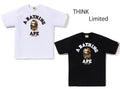 A BATHING APE JAPAN LIMITED COLLECTION BAPE STORE THINK CAMO COLLEGE TEE