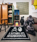 A BATHING APE BAPE x NEIGHBORHOOD RUG MAT