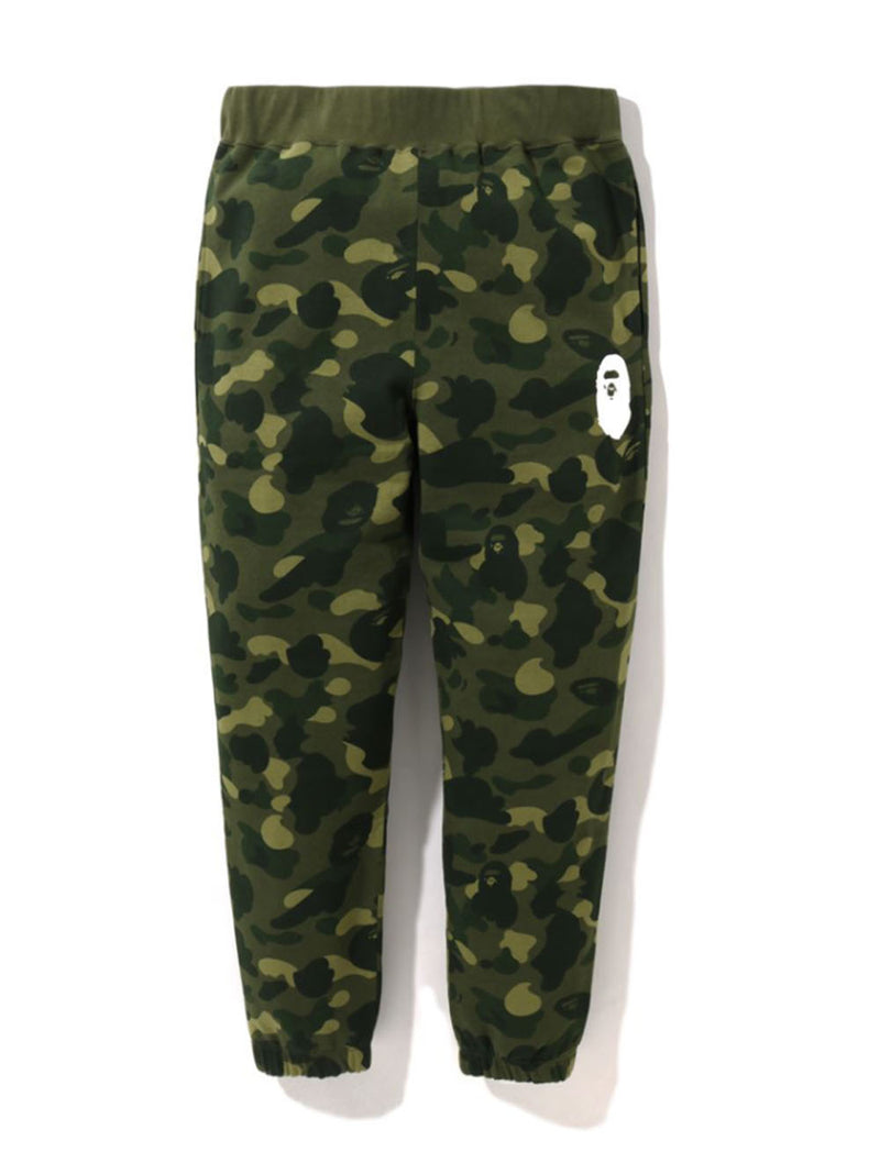 A BATHING APE COLOR CAMO SWEAT PANTS