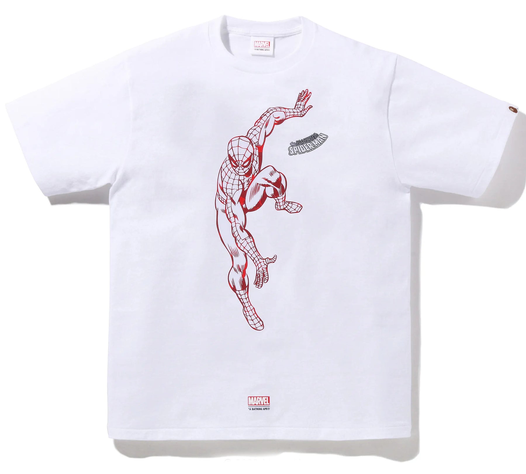 A BATHING APE BAPE X MARVEL SPIDER-MAN TEE – happyjagabee store