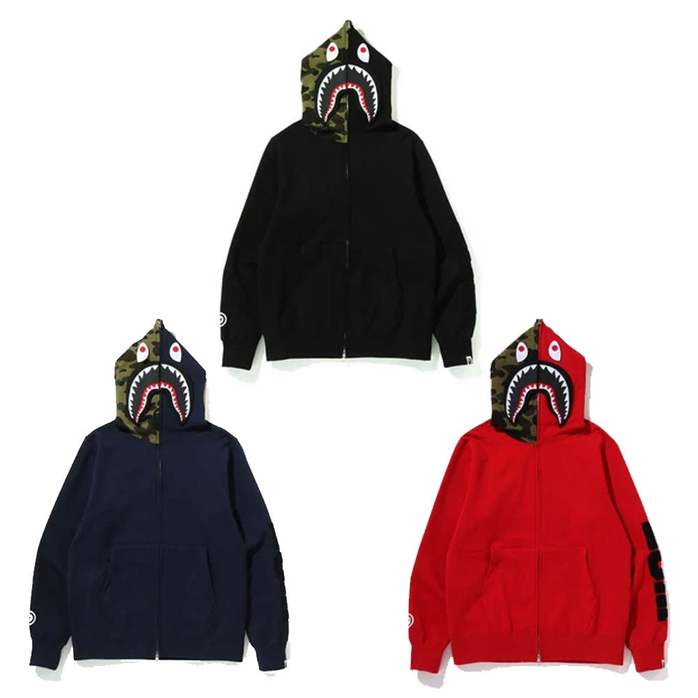 Bape detachable hot sale shark hoodie