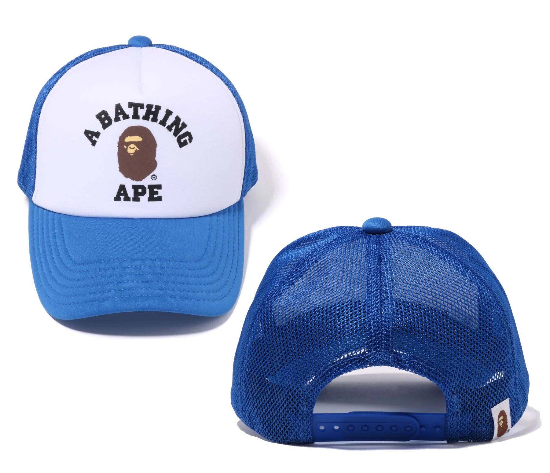 A BATHING APE COLLEGE MESH CAP