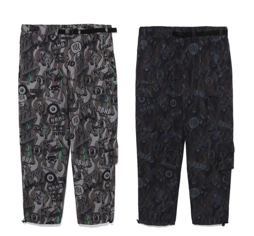 A BATHING APE BAPE x NEIGHBORHOOD MULTI POCKET TRACK PANTS