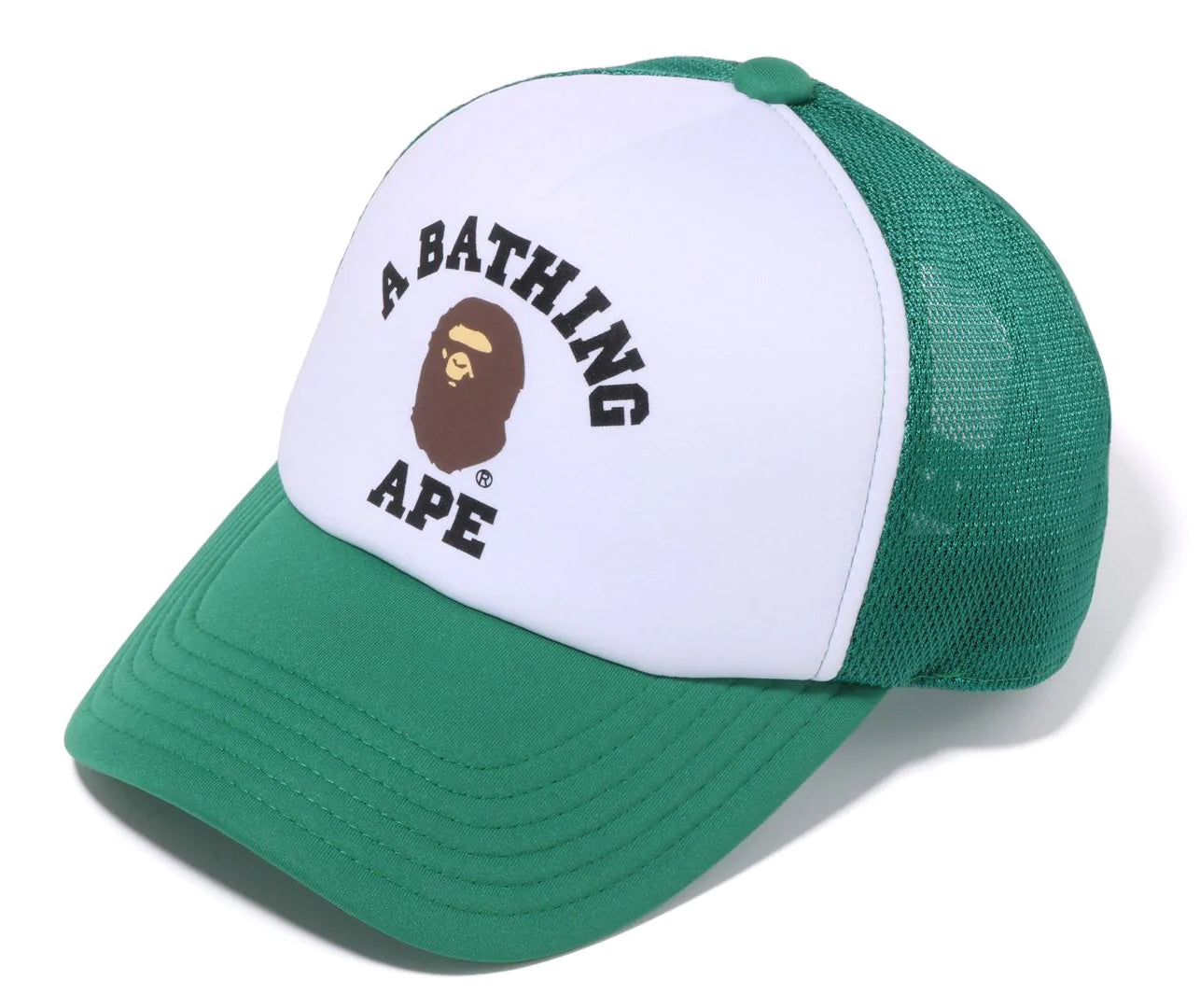 AAPE By A Bathing Ape College Baseball Shirt In Green de Hombres