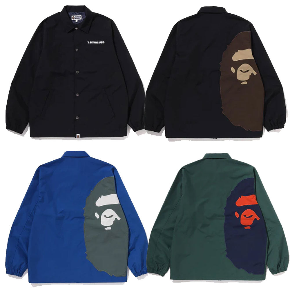 A BATHING APE GIANT APE HEAD COACH JACKET – happyjagabee store