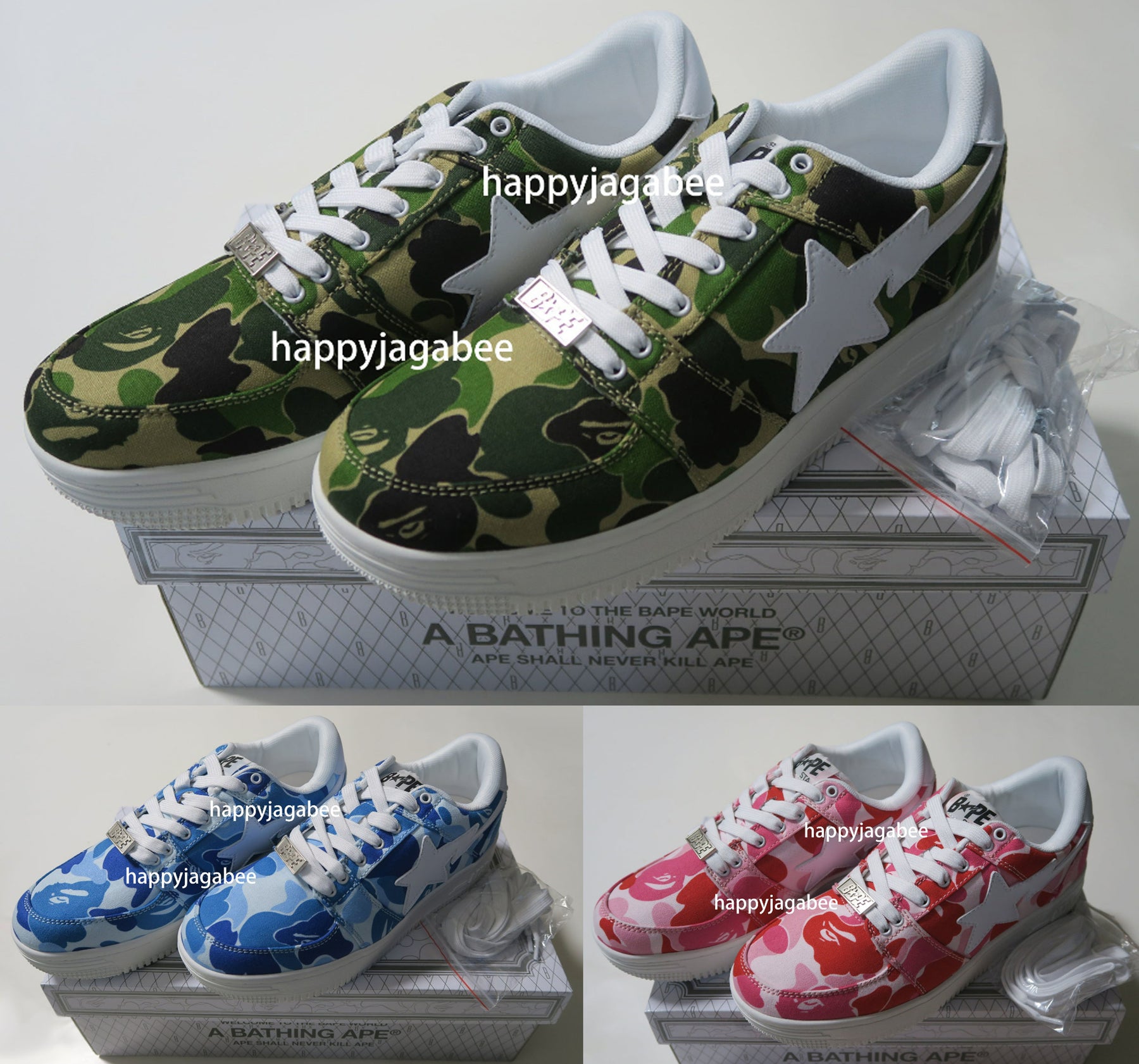 A BATHING APE ABC CAMO BAPE STA LOW