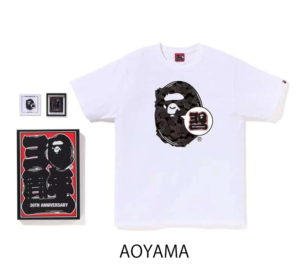 A BATHING APE BAPE STORE JAPAN LIMITED BAPE 30TH ANNIV. APE HEAD