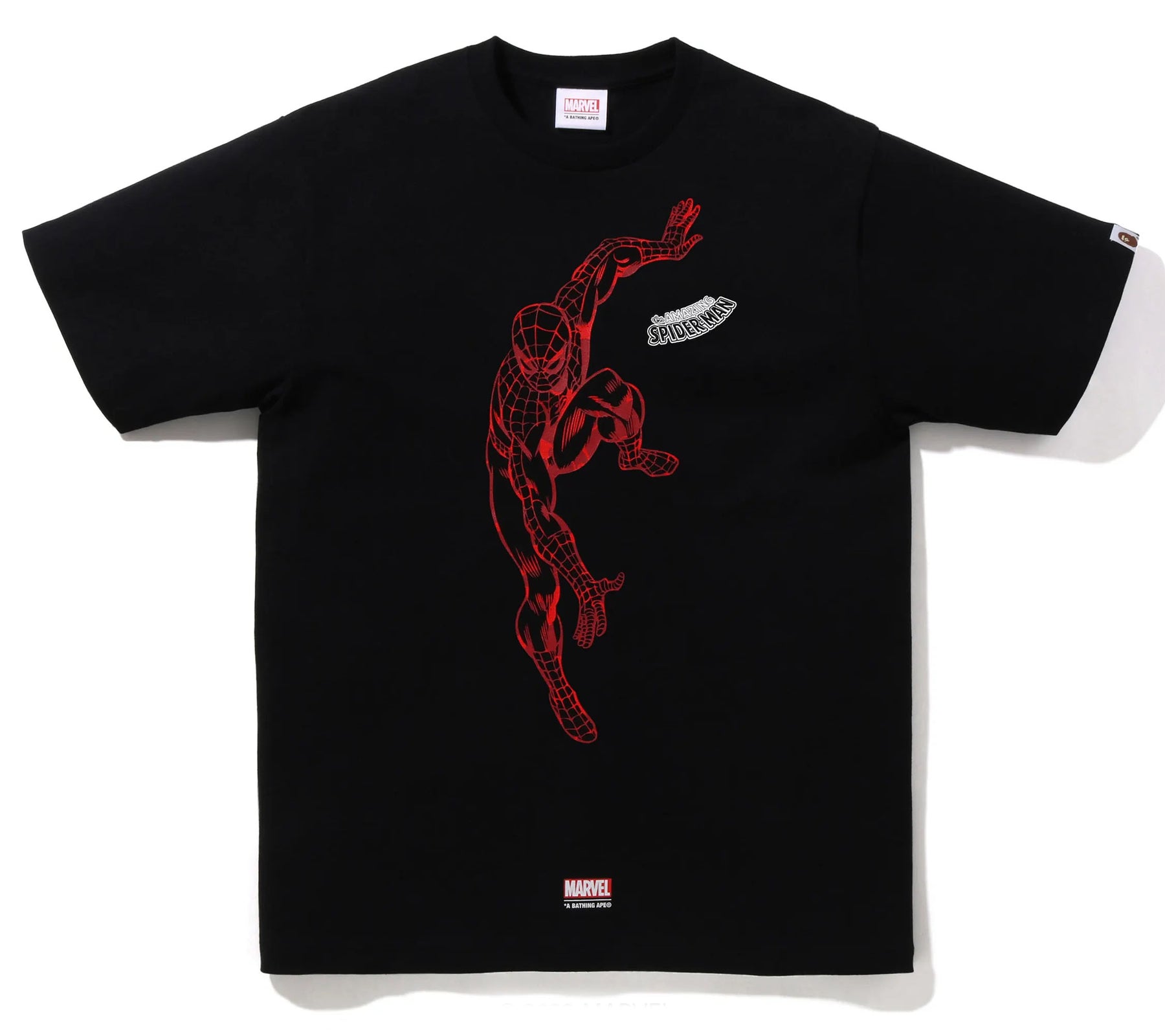 A BATHING APE エイプ スパイダーマンコラボ Tシャツ - Tシャツ