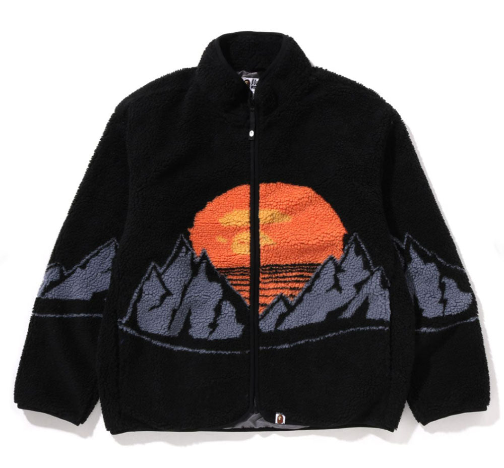 A BATHING APE BAPE MOUNTAIN RELAXED BOA JACKET