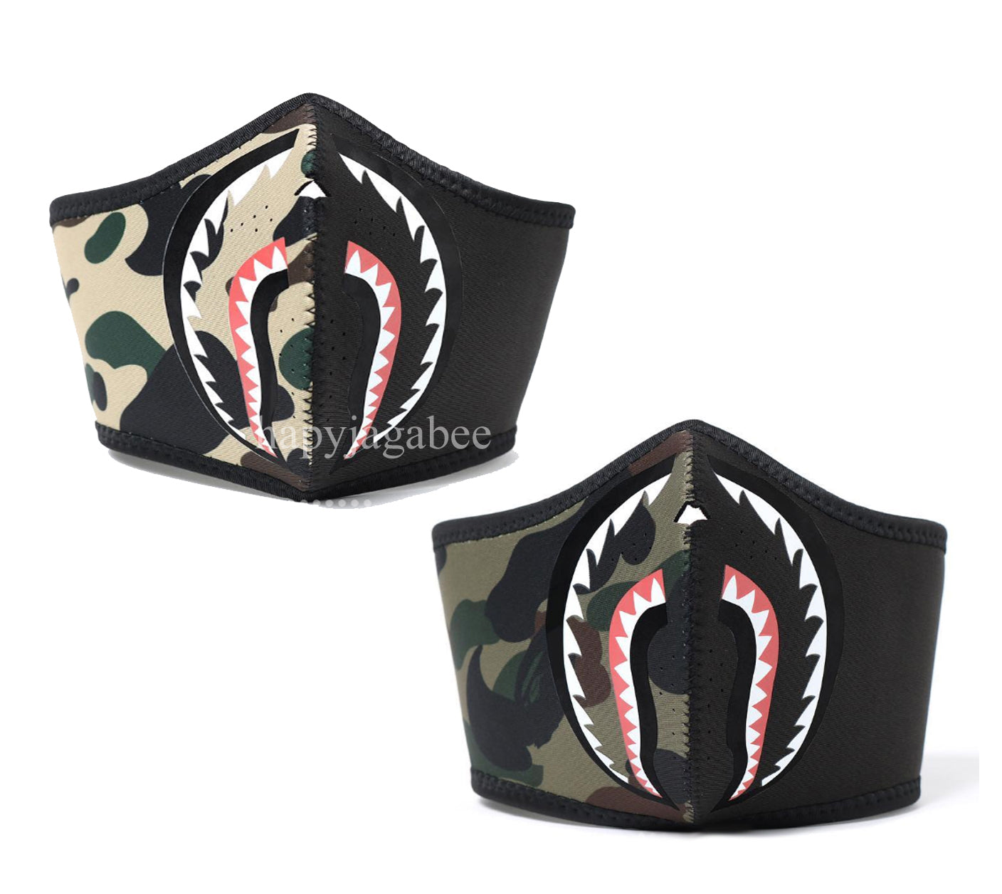 A BATHING APE Goods 1ST CAMO SHARK SQUARE CUSHION – happyjagabee store