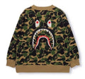 A BATHING APE BAPE KIDS ABC CAMO SHARK CREWNECK