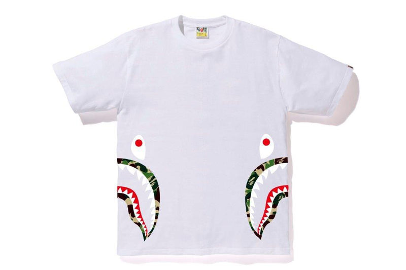 A BATHING APE ABC CAMO SIDE SHARK TEE